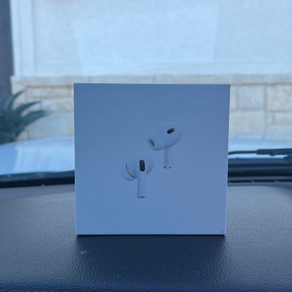 Apple AirPods Pro’s (2nd Generation). Used twice. Box + all accessories